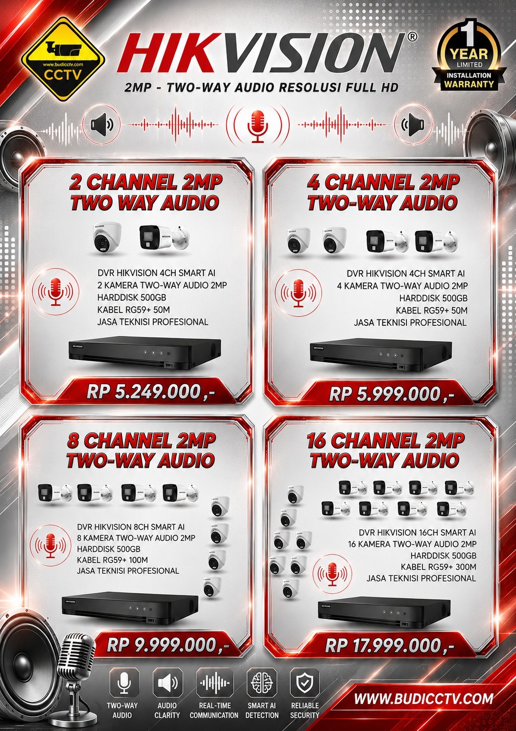 Brosur Harga 2 - Budi CCTV