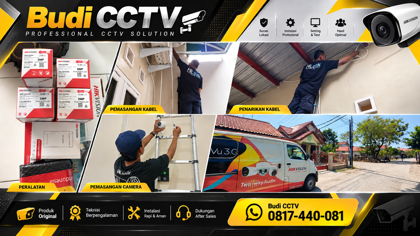 Instalasi CCTV Hikvision di Cirebon untuk Rumah Tinggal, Pilihan Sesuai Anggaran