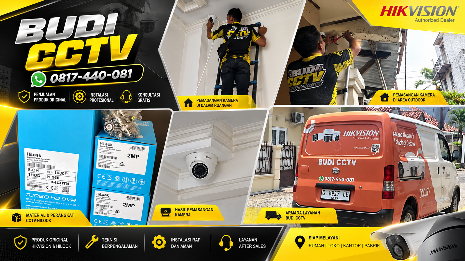 Instalasi CCTV Hilook pada Rumah Tinggal di Cirebon, Pengaturan Akses Pemantauan