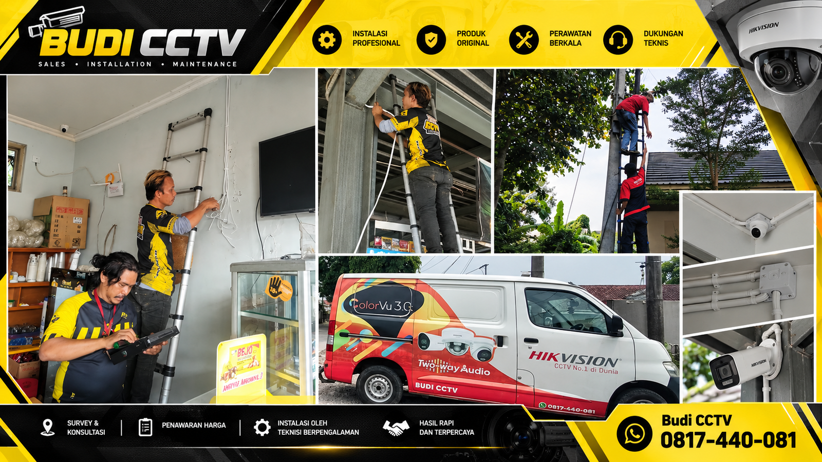 Instalasi CCTV Hikvision Cirebon, Sistem Terintegrasi untuk Toko Sembako