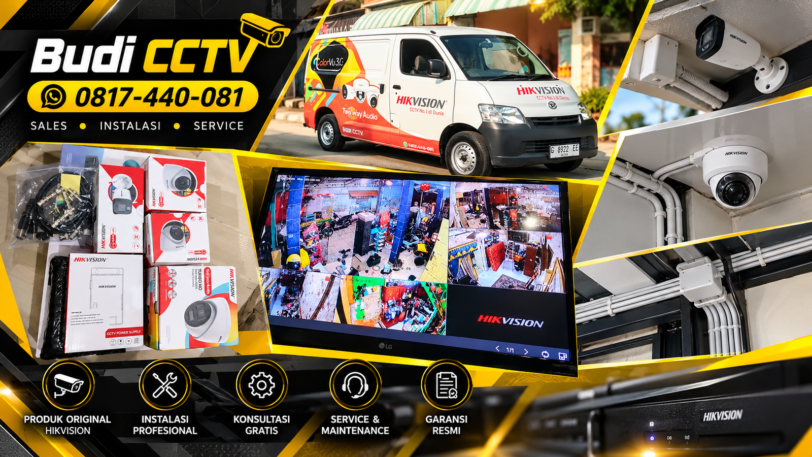 Instalasi CCTV Hikvision Cirebon untuk Pencegahan Risiko Keamanan Rumah