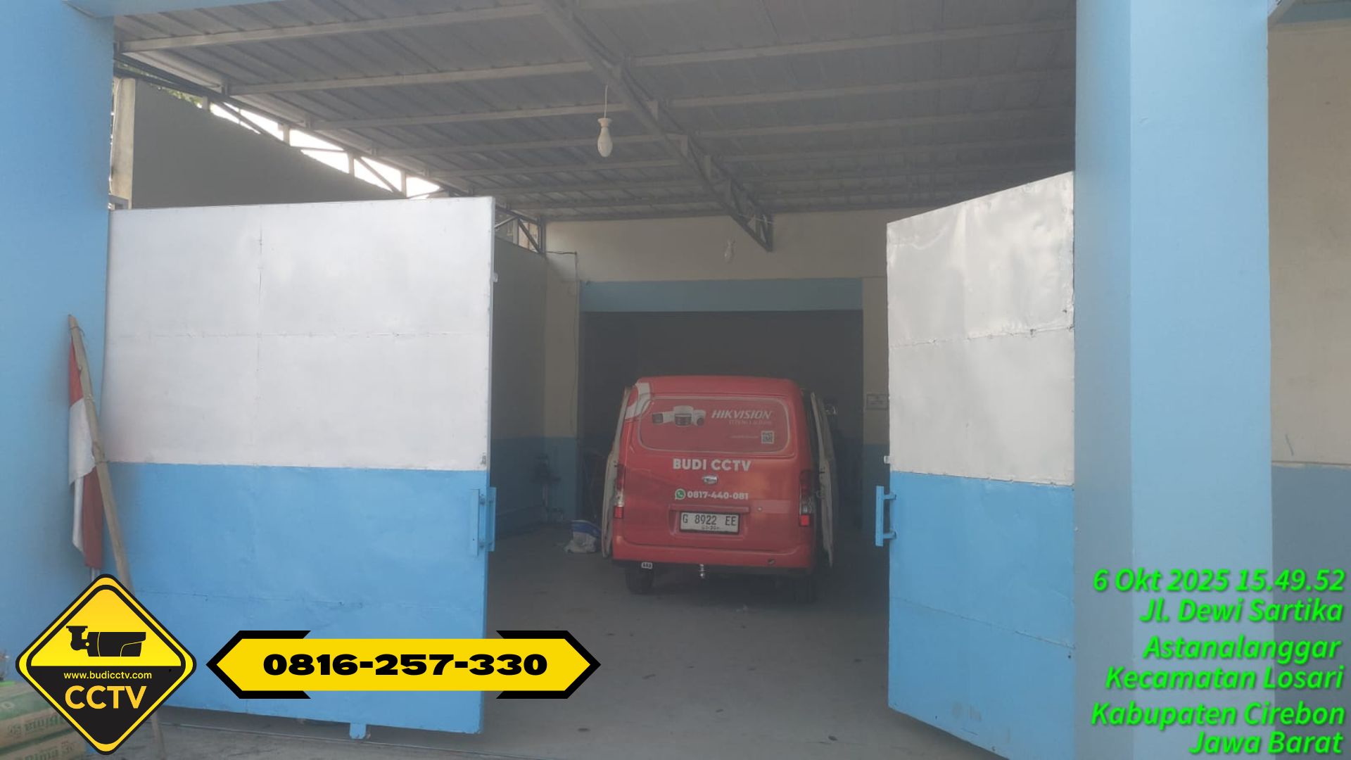 Pasang CCTV Hilook 4 Channel di Dapur MBG, Losari Cirebon