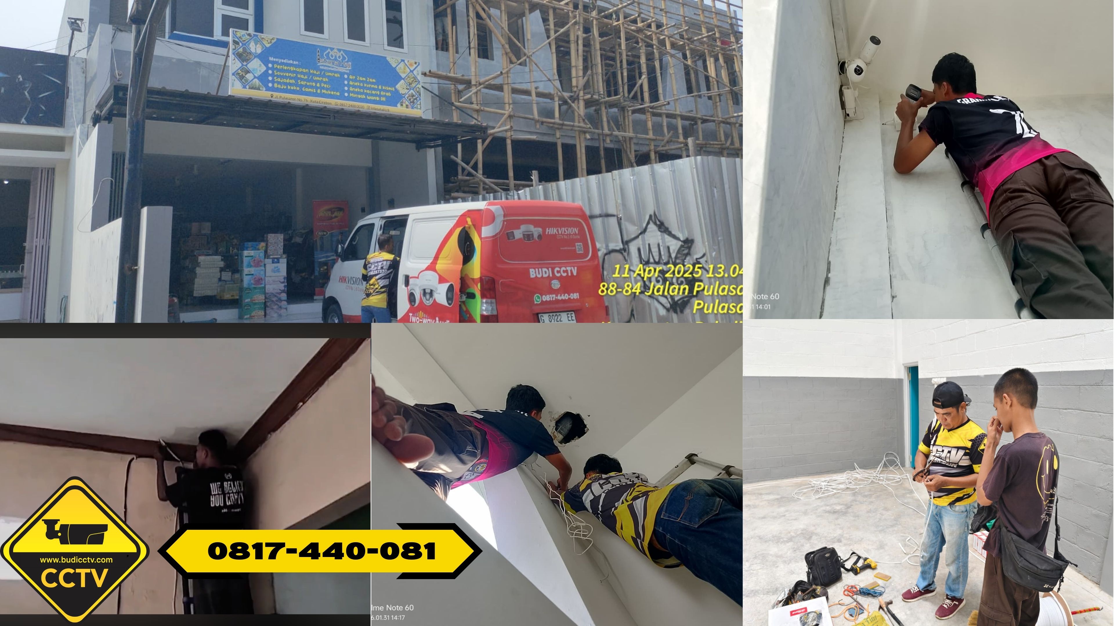 Pemasangan CCTV Hikvision 16 Channel Smart Hybrid Light 5MP di Rumah Area Indramayu