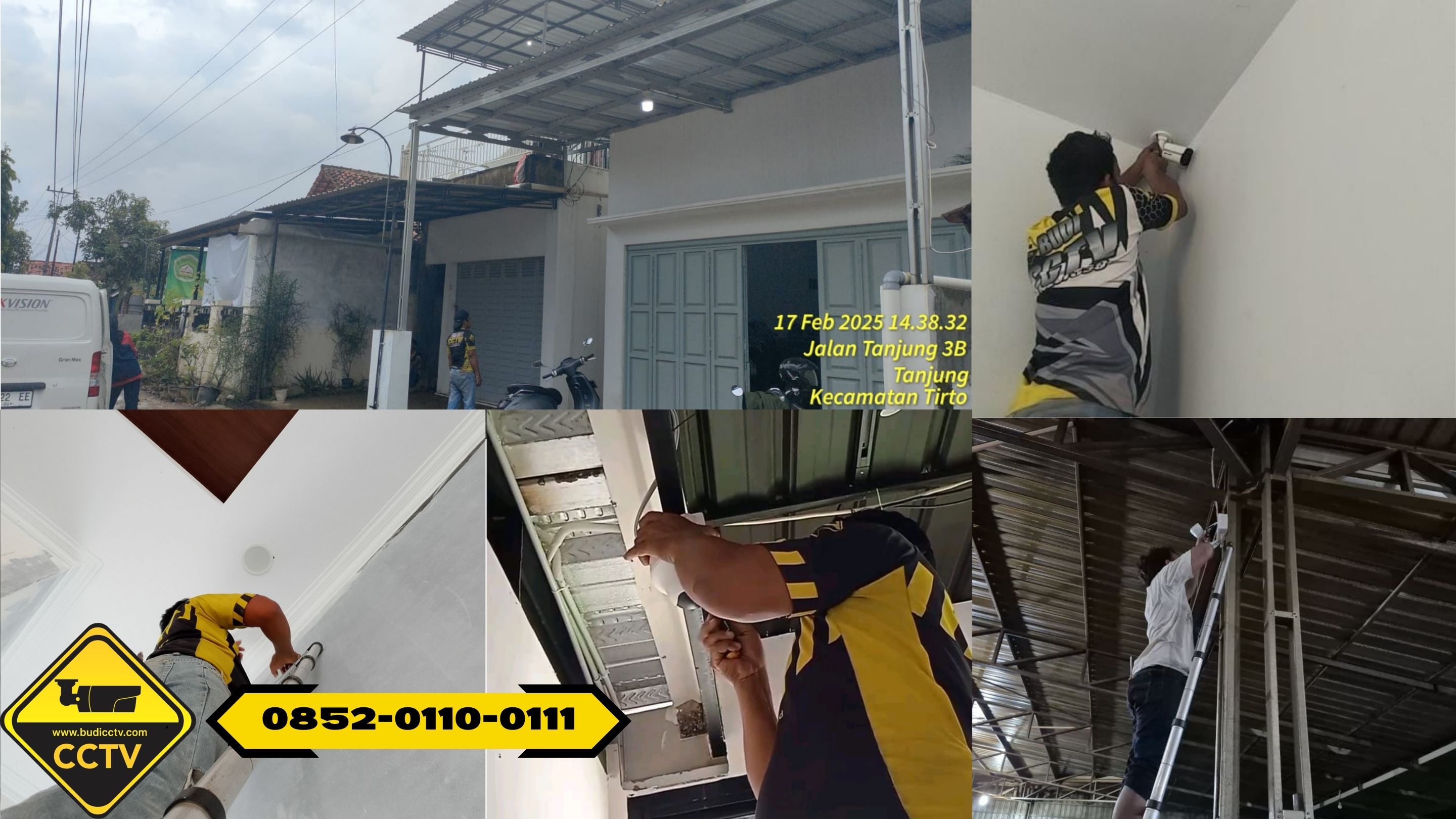 Instalasi CCTV Hikvision 8 Channel untuk Ruko di Kota Cirebon