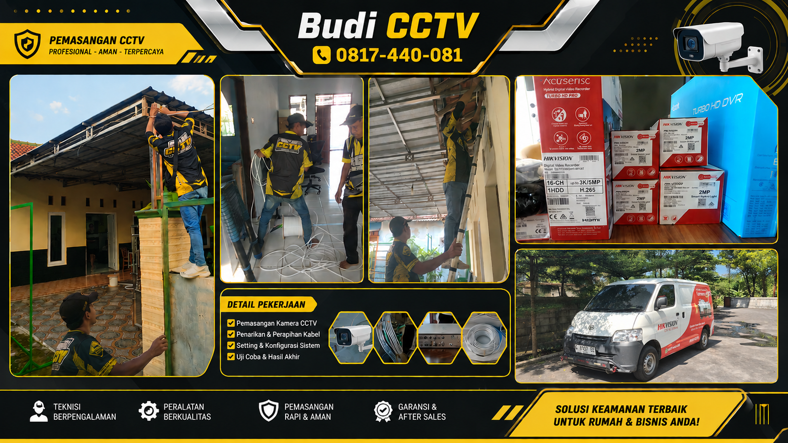 Pemasangan CCTV Hikvision Rumah Cirebon, Akses Diatur Fleksibel