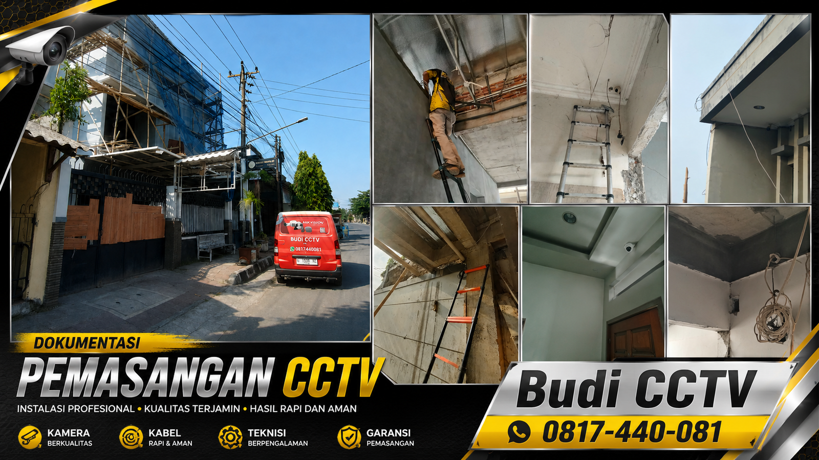 Instalasi CCTV HiLook di Cirebon, Pastikan Hard Disk Optimal