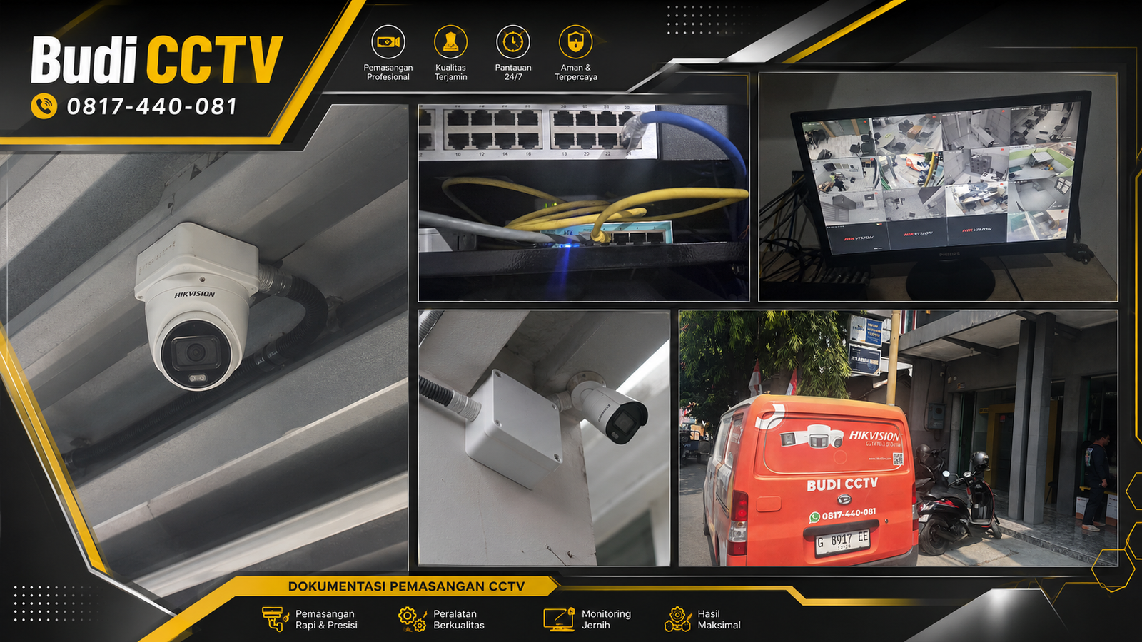 Pemasangan CCTV Hikvision Kantor Bank Cirebon, Sistem Fleksibel